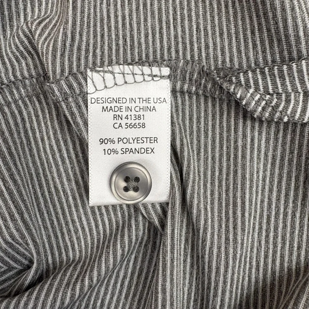 Polo Ralph Lauren Polo Shirt Mens XL Gray Striped 124th US Open Pinehurst NEW